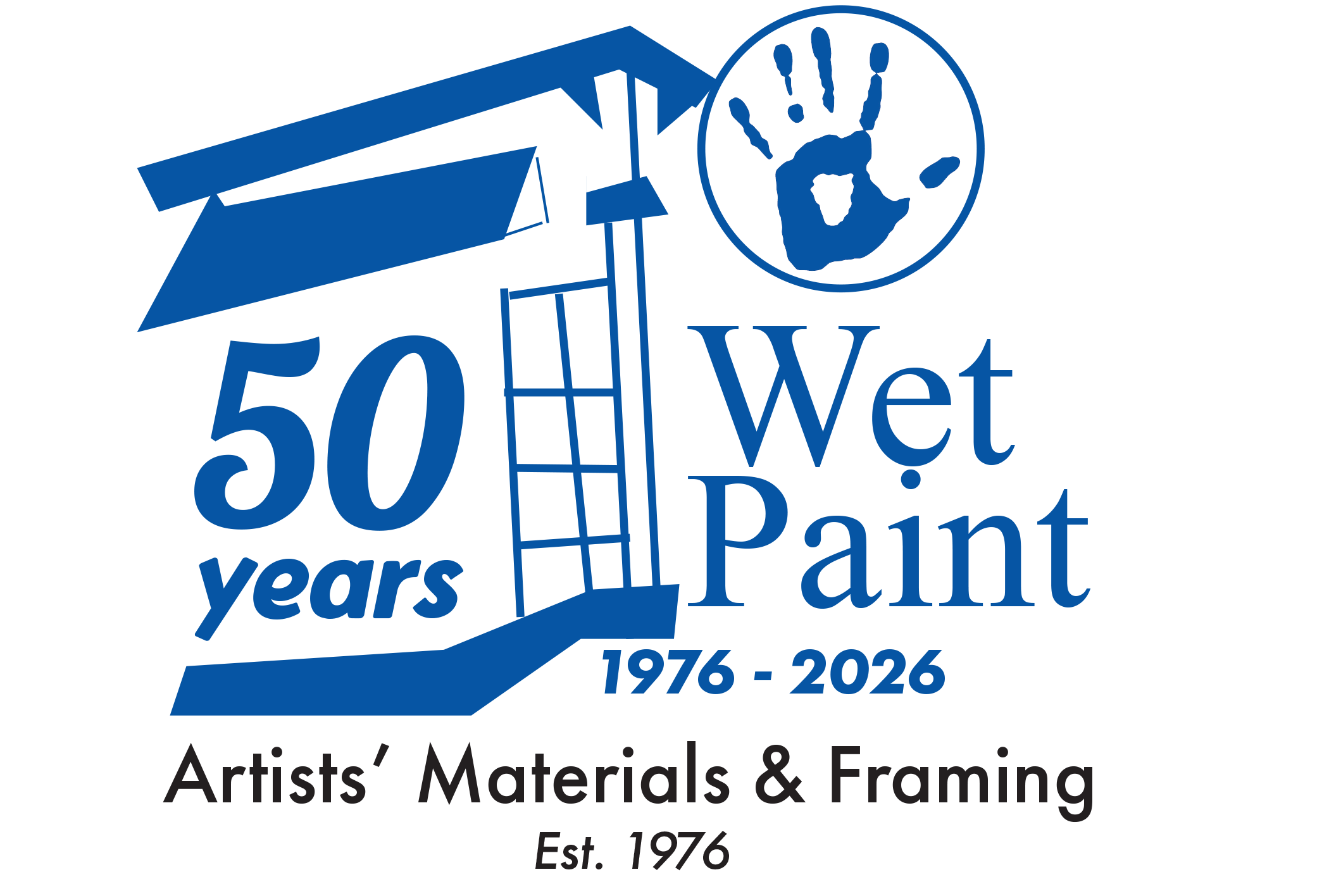 Wet Paint 50th Anniversary logo